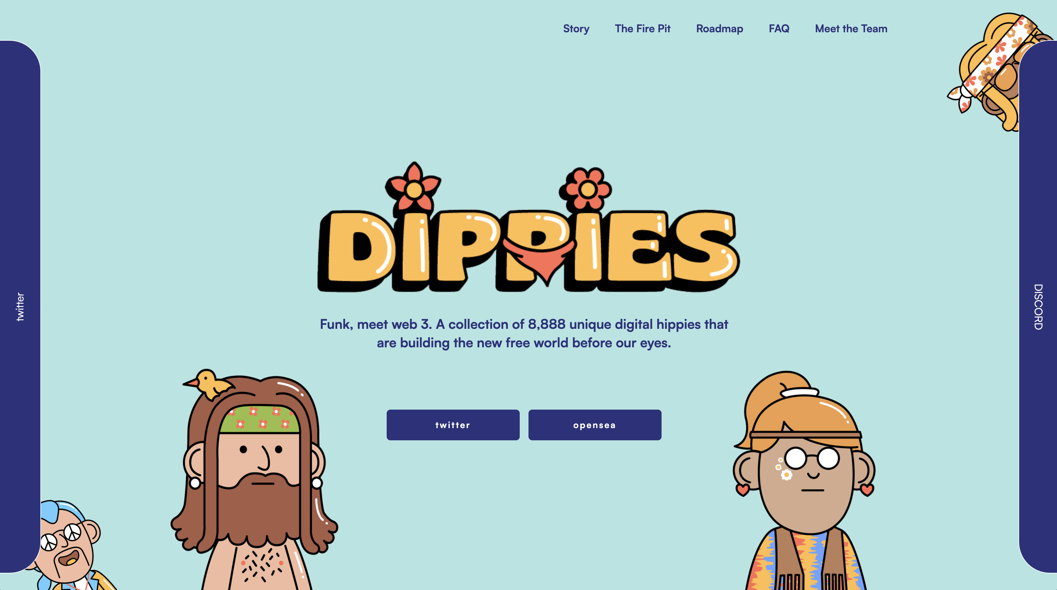 Dippies NFT landing page NFT 101: A Beginner’s Guide for Web Creators 3