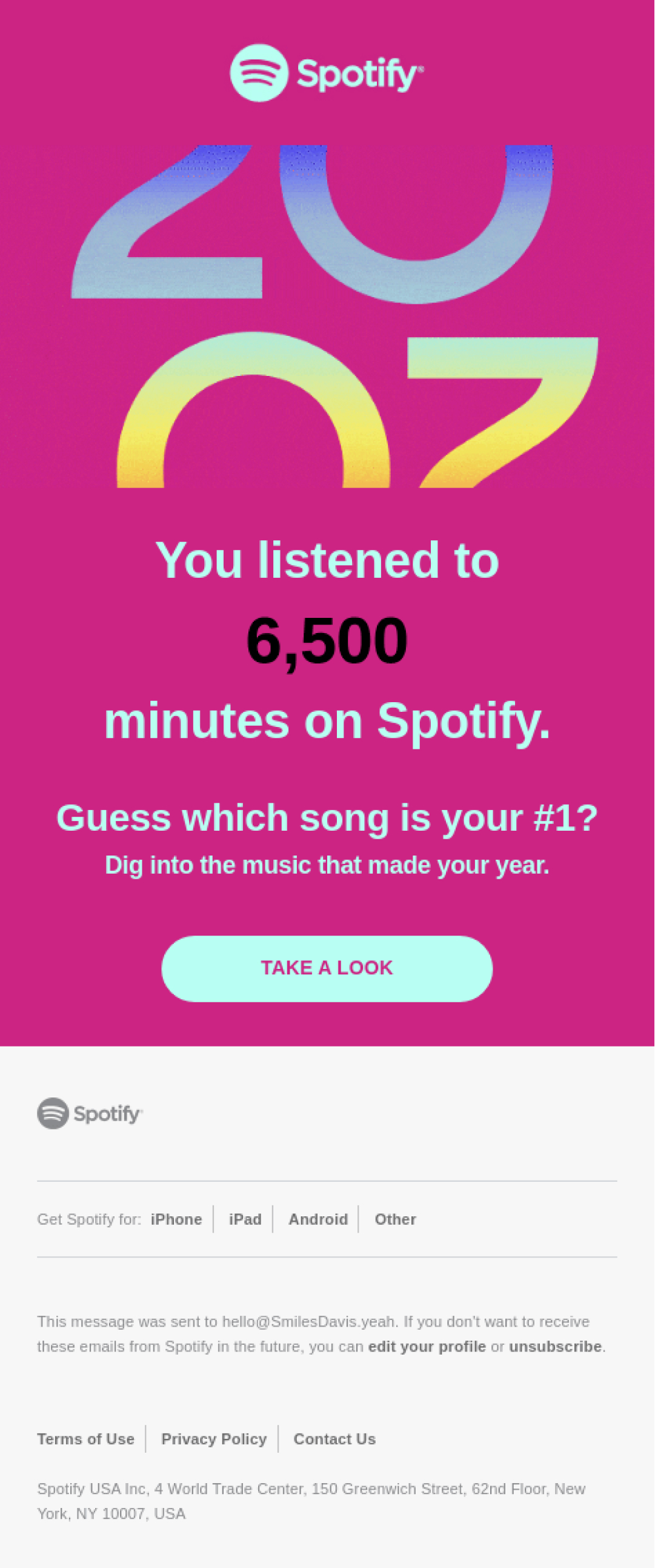 spotify your year in music is here Email Marketing Strategies: How To Crush Email in 2025 6