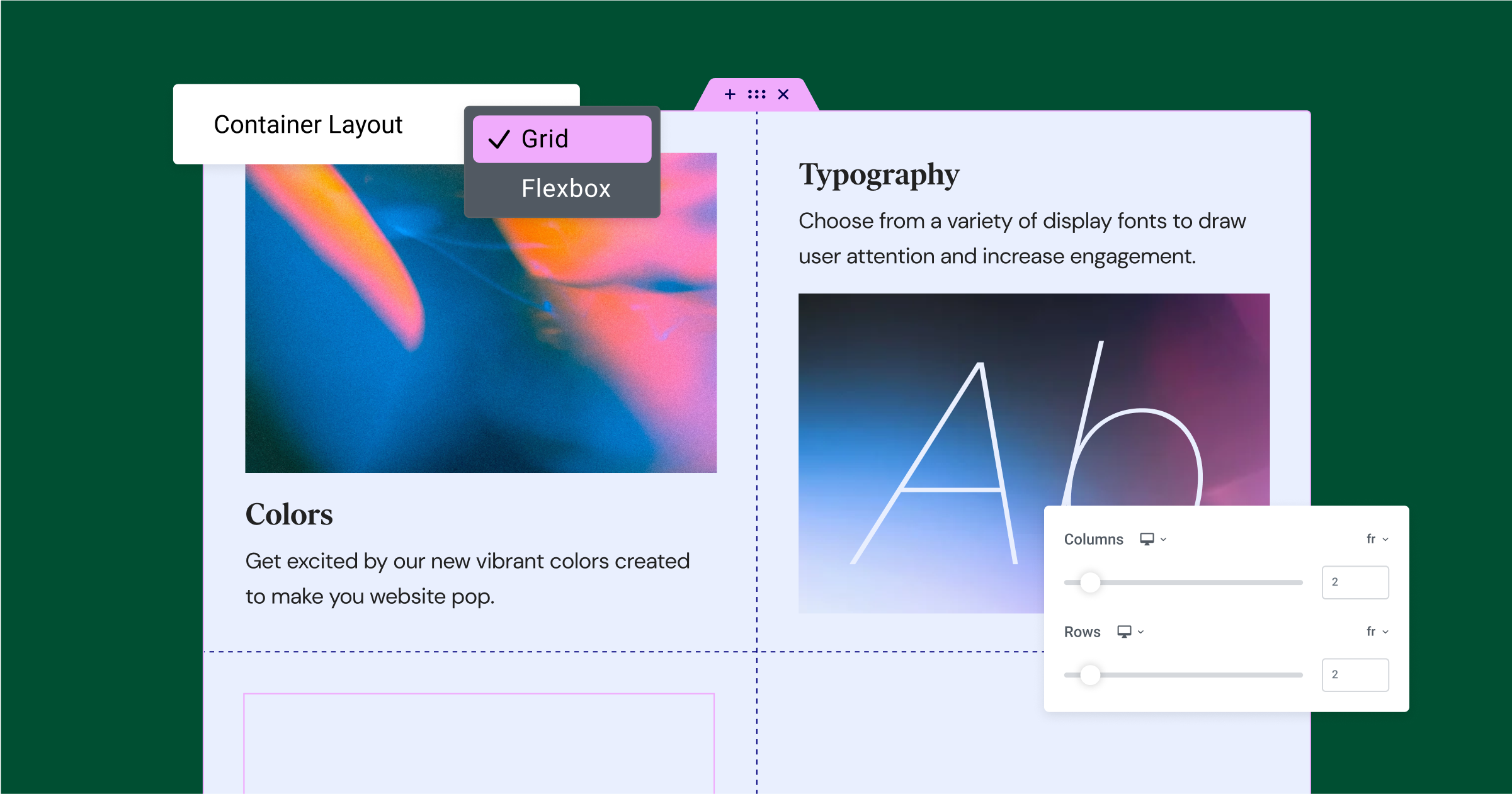 Container CSS Grid Introducing Elementor 3.13 – Build Lean, and Flexible Website Layouts with CSS Grid 1