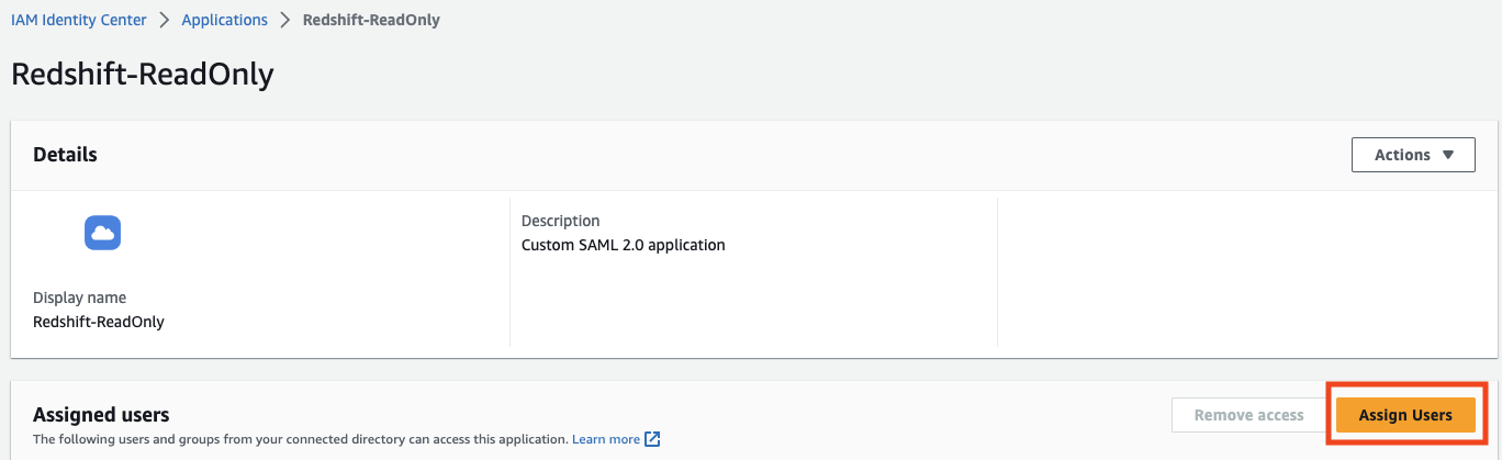 Screenshot 2566 07 02 at 17.25.48 Enabling Redshift SSO authentication with AWS IAM Identity Center (Multi-Account) 28