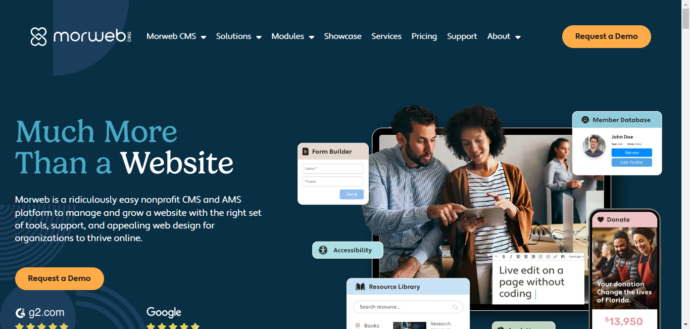 image 92 The 9 Best Website Builders for Nonprofits in 2025 16