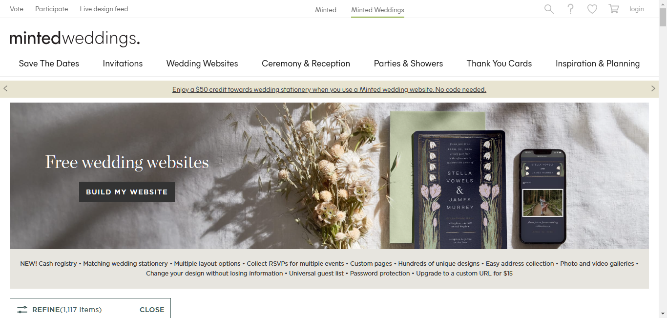 image 45 9 Best Wedding Website Builders in 2025 4