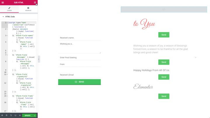 03 cleaned up wireframe How Our Team Created a Holiday Greeting Card Generator From Scratch 3