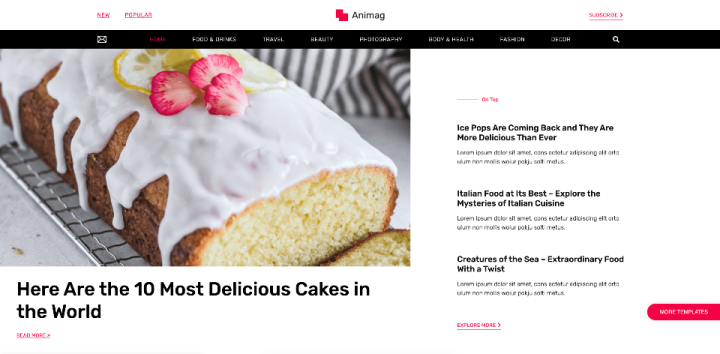 Two-Tier_ Menu_Magazine_Template_Elementor_Wordpress_Monday_Masterclass