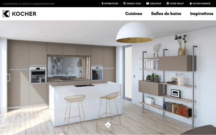 10. cuisines kocher.com Elementor Sites of the Month – May 2019 2