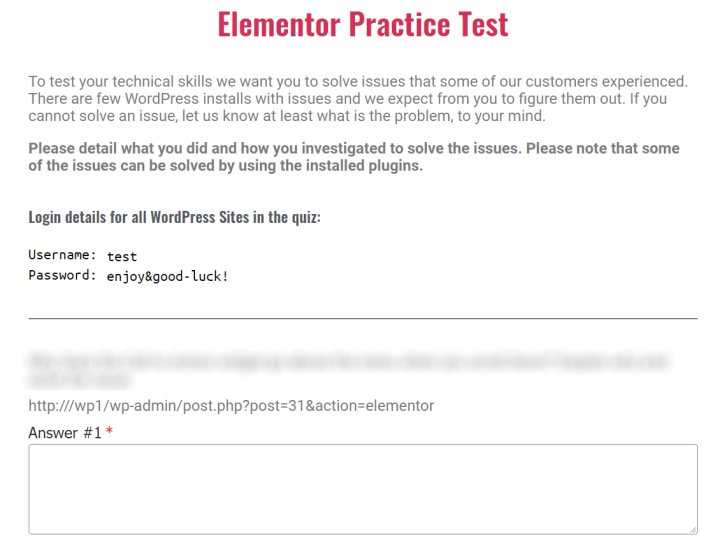 Elementor-Practice-Test Elementor-Practice-Test