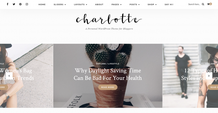 4. Charlotte 14 Fashion & Beauty Templates — Bring More Beauty Into the World 4