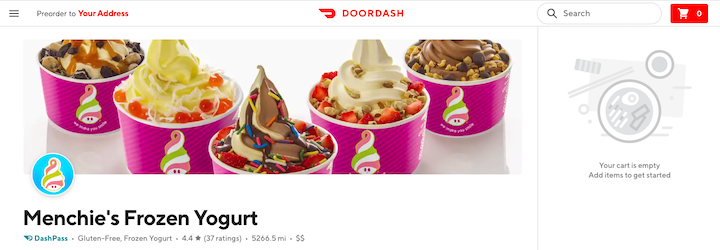 Menchies-On-Doordash Menchies-On-Doordash