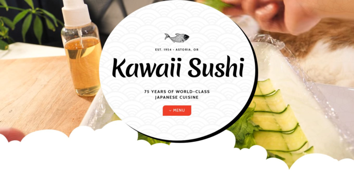 7 Sushi Restaurant 11 Delicious Restaurant Website Templates That Will Build Your Appetite 7