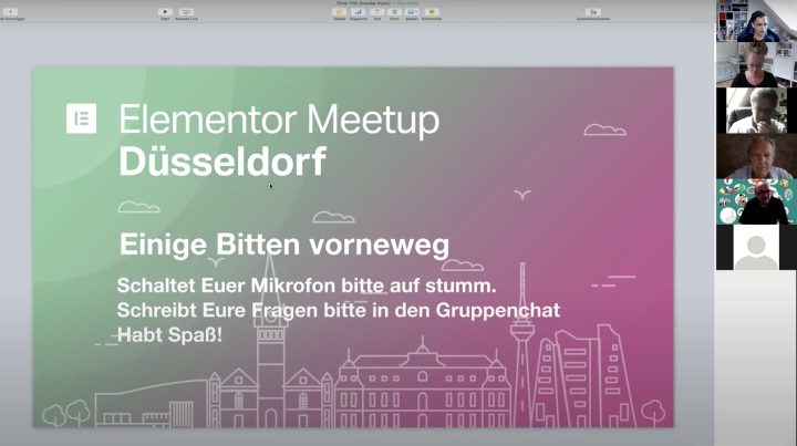 Dusseldorf meetup 2020 Elementor Meetups — May & June 2020 Highlights 4