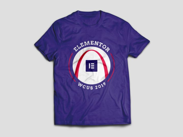 Elementor T Shirt WCUS2019 WordCamp US 2019 - Here We Come! 1