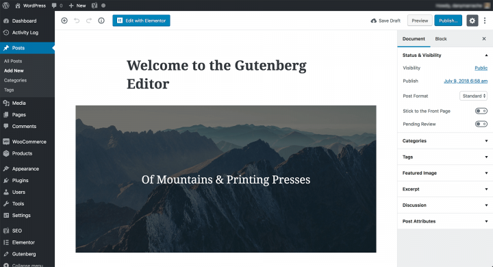 Gutenberg Elementor 2.1: Revamped Video Features & Custom Breakpoints 2