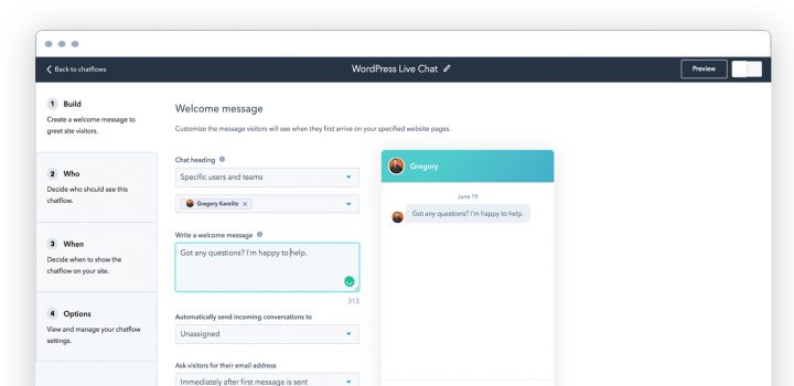 HubSpot 10 Best WordPress Live Chat Plugins 4