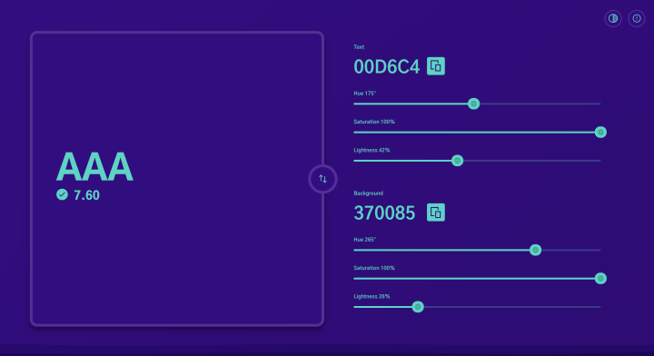 Image 03 Color contrast 02 Elementor Team Writes: How to Design for Web Accessibility — Key Principles & Tips 3