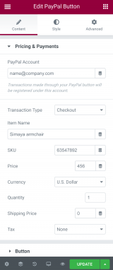 PayPal Editor 4 Introducing Form Submissions, PayPal Button Widgets, and Feature Improvements 3