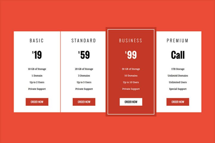 Pricetable04 Price Table 04