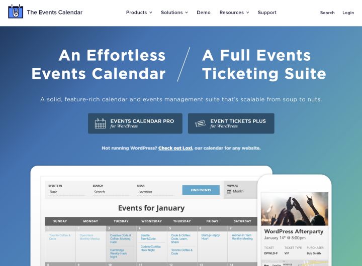 The Events Calendar 6 Best WordPress Event Calendar Plugins for Elementor Users (and Everyone Else) 2