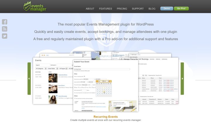 Events Manager Events Manager