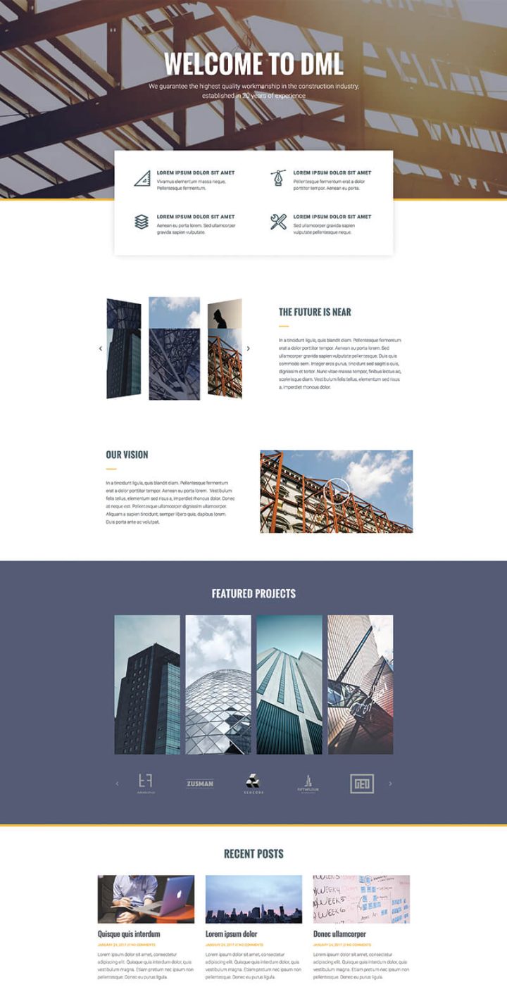 Untitled 1 The Premium Construction Company Template Set 1