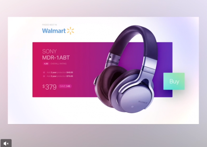 Walmart Gradient 12 Web Design Trends for 2020 2