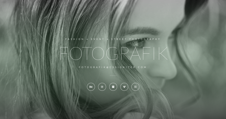 4. Fotographik Wedding Template (For Photographers) 4. Fotographik Wedding Template (For Photographers)