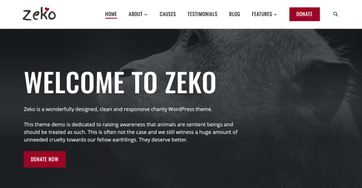Zeko Animal-Welfare Template Zeko Animal-Welfare Template