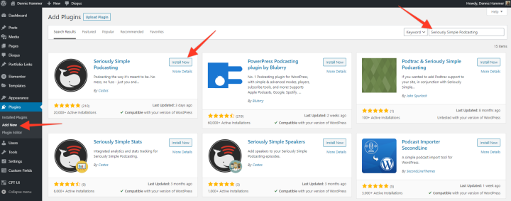 Add Seriously Simple Podcasting Add Seriously Simple Podcasting