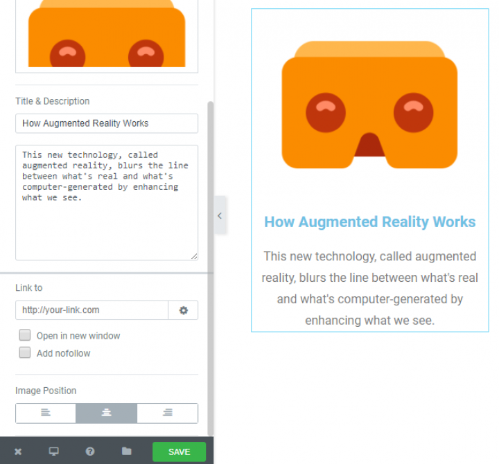 align image 5 Mastering Image Design Without CSS Using Elementor 20