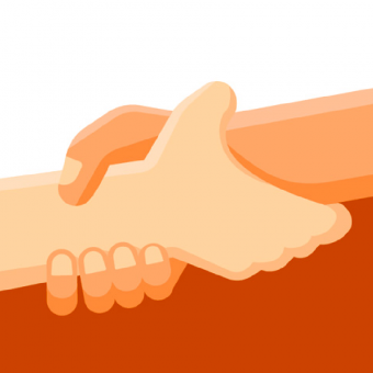 an illustartion of holding hands Worth Your Click: How to Set Your Rates, Getting Started in Product Illustration & More 6