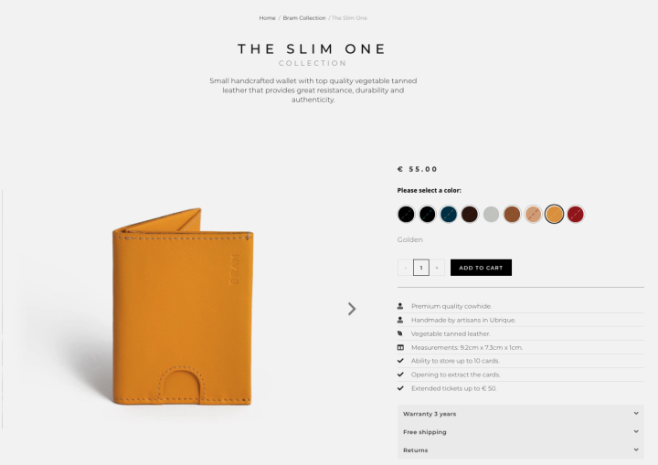 Bram Product Landing Page Example Product Landing Page Example Elementor
