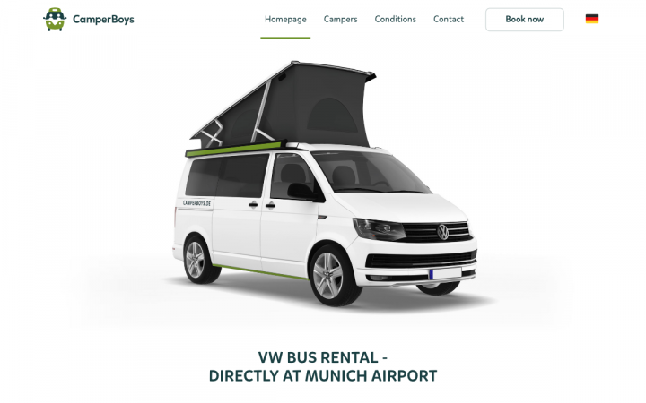 camperboys.de Elementor Sites of the Month – March 2019 4