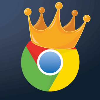 Chrome’S Logo With A Crown On Top Chrome'S Logo With A Crown On Top