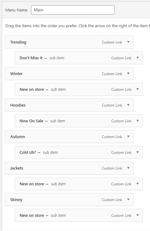 Create New Wordpress Menu Create New Wordpress Menu