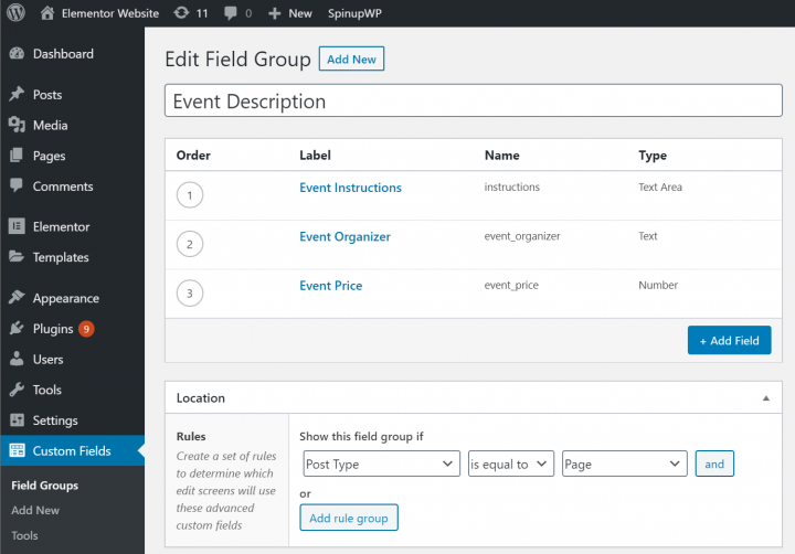 custom fields with ACF What Is Dynamic Content in Elementor Pro? Plus How to Use Dynamic Content 9