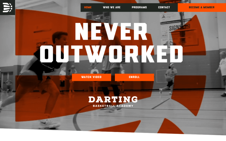 dartingbasketball 1 Elementor Sites of the Month – January 2019 10