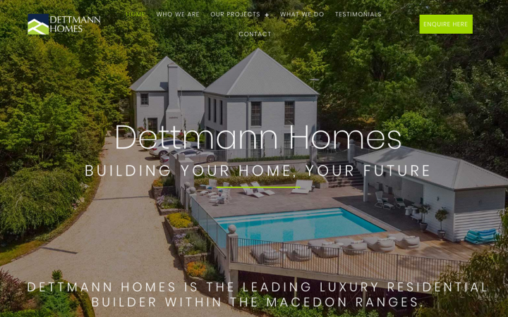 dettmannhomes.com .au Elementor Sites of the Month – April 2020 5