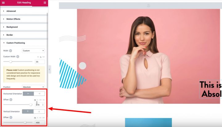 elementor custom positioning 3 8 Tips to Help You Use Custom Positioning in Elementor 3