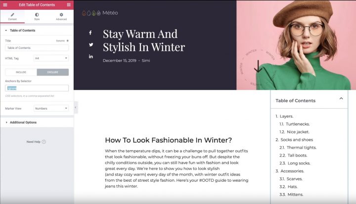 elementor table of contents tutorial 4 How to Add Table of Contents to WordPress Using Elementor 4
