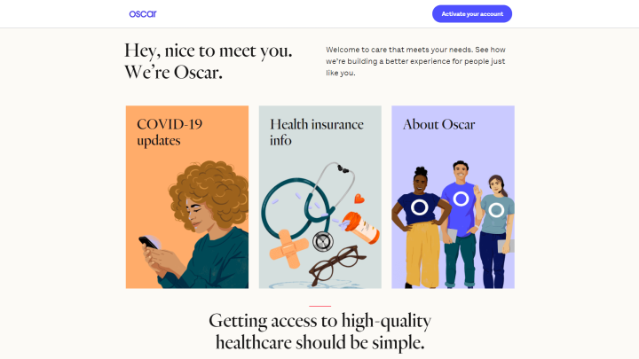 hi oscar home page p7chbyalfep28w0n69gnv137s6sbvplgf6hq8kcdle How To Design an Effective Landing Page — 8 Best Practices 13