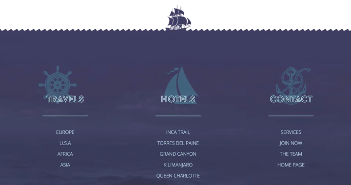 The Artistic Footer