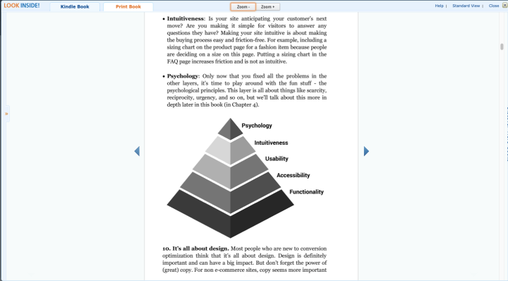 an example from within the page