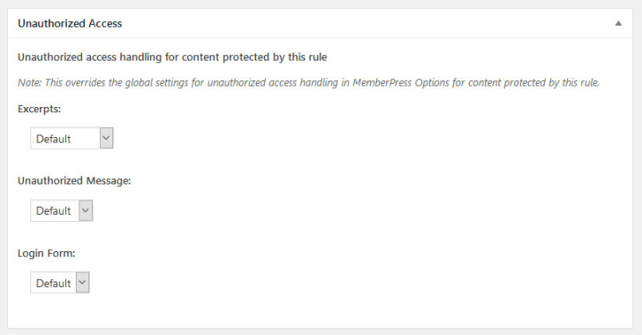 Configuring Unauthorized Access Configuring Unauthorized Access