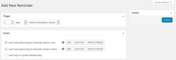 Adding A New Reminder Adding A New Reminder