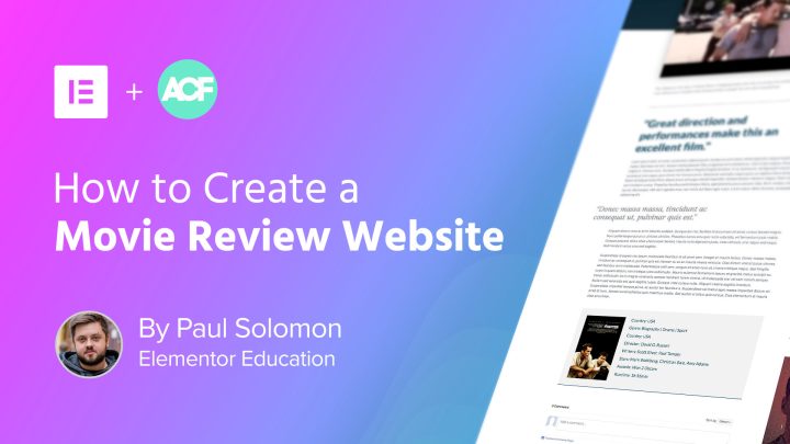 Movie Review Website Acf