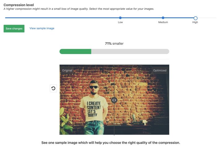 optimole compression level Optimize Your Site Images With Elementor and Optimole 7