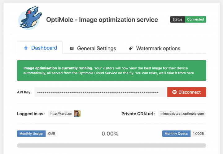 optimole dash Optimize Your Site Images With Elementor and Optimole 3