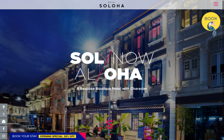 solohahotels.com Elementor Sites of the Month – July 2019 10