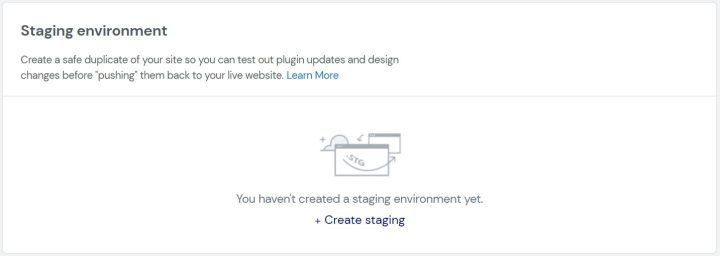 staging environment q3mohcatppsstquc8k31vc59jsfblygpnhjfb4o1kw Wordpress Staging Site: How to Set it Up? 3 Simple Methods 2