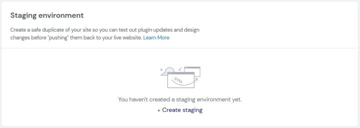 Staging Environment Staging Environment
