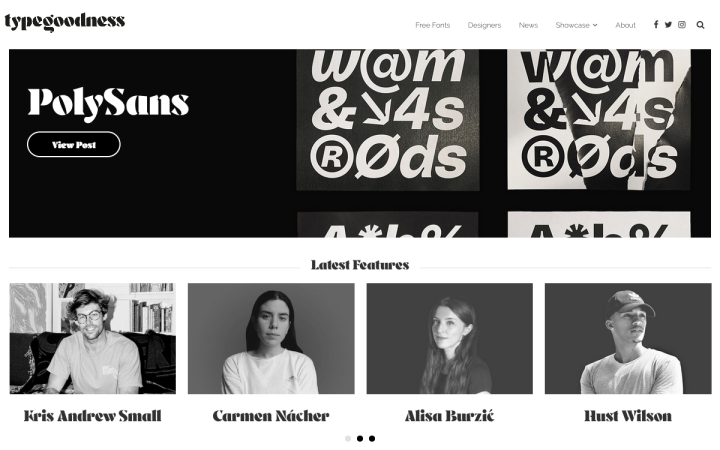 Typegoodness Showcase 2020